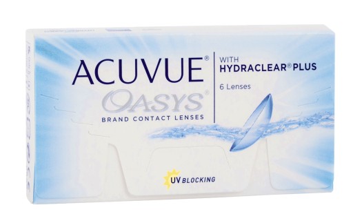 Линзы Acuvue Oasys 6 шт. БК 8,4 мощность -1,75