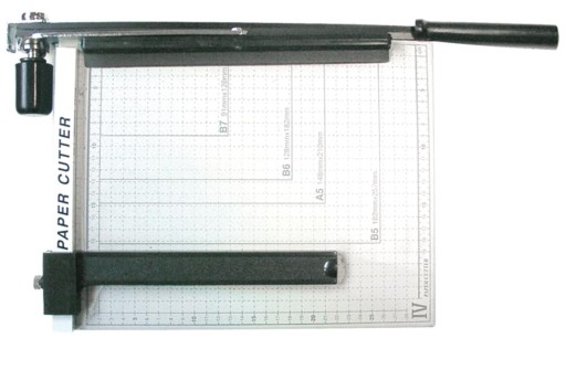 ОФИСНАЯ ГИЛЬОТИНА С СТОПОРОМ ДЛЯ РЕЗКИ ПЛЕНОЧНОЙ БУМАГИ А4 ДО 10 ЛИСТОВ