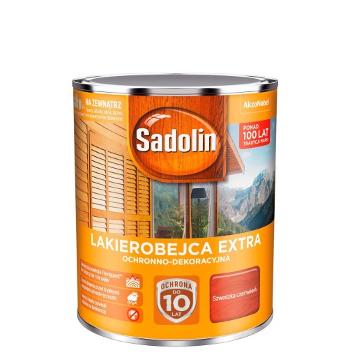 Лак для морилки Sadolin EXTRA 2,5 л Шведский красный