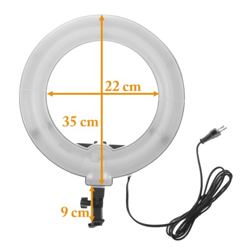 RING LAMP 45W RING + бело-оранжевый рассеиватель