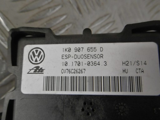 CZUJNIK MODUŁ ESP 1K0907655D VW TOURAN I GOLF V