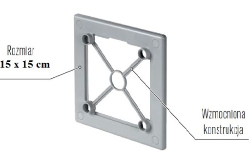 AWENTA System+ РАМКА ВЕНТИЛЯЦИОННАЯ РЕШЕТКА RW125SZ