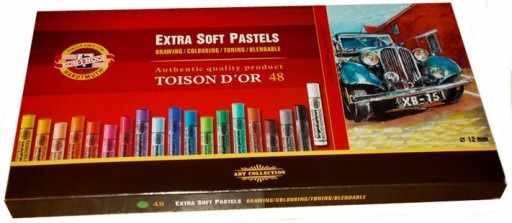 PASTELE SUCHE TOISON DOR 48 KOLORY 8556 EXTRA SOFT