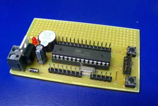 мини-тест Atmega 8 Универсальный дешевый прототип