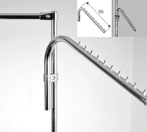 WIESZAK FAJKA 50cm Z UCHWYTEM NA RURĘ SKLEP c1