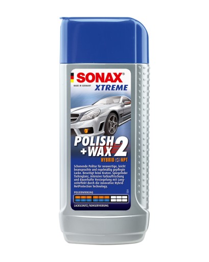 SONAX XTREME Polish + Wax2 Nanopro воск 250 мл