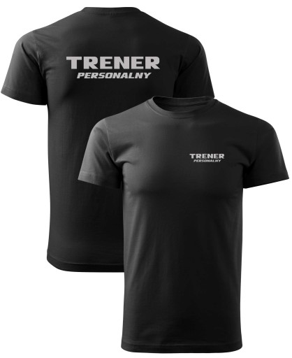KOSZULKA TRENER PERSONALNY NAPIS ODBLASKOWY XL