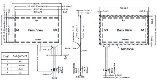 ART TOUCH PANEL FOR LCD 240x128 (сенсорная панель)