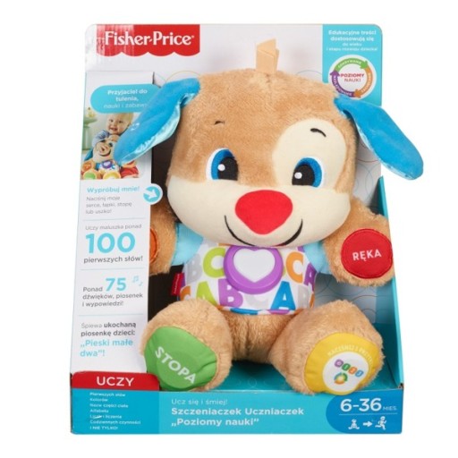 Щенок Студент FPM71 Fisher Price PL НОВЫЙ