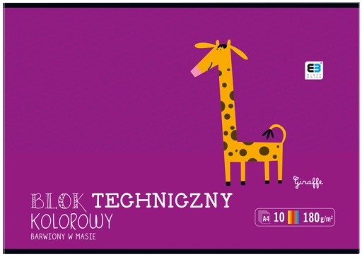 Интерпринт Цветной технический блок А4 10 180Г ББ