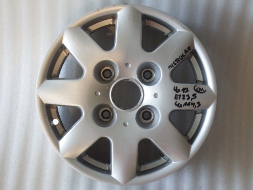 Диск алюминеевая microcar 4.0 x 13 4x114.3 et 23 , фото