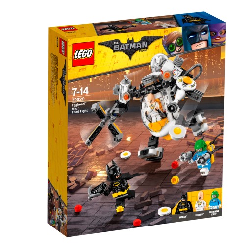 Klocki LEGO Batman Movie Mech Eggheada i bitwa na jedzenie 70920