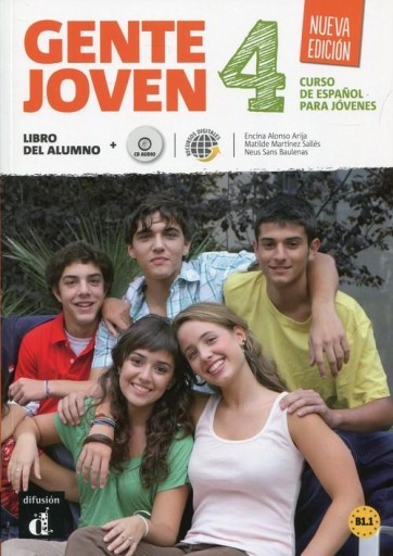 Gente Joven 4 Nueva Edicion podr + CD LEKTORKLETT