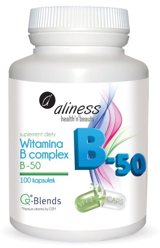 WITAMINA B50 COMPLEX 100K KOMPLEKS BIOTYNA ALINESS