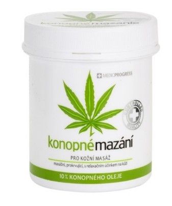 Maść konopna 10% bóle Medicprogress 250 z konopi