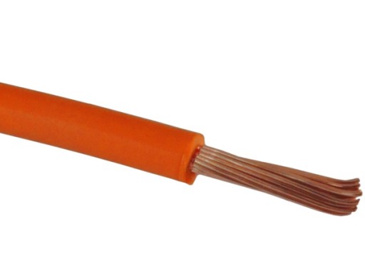 PRZEWÓD KABEL LGY H07V-K 1,5mm2 POMARAŃCZOWY 100mb