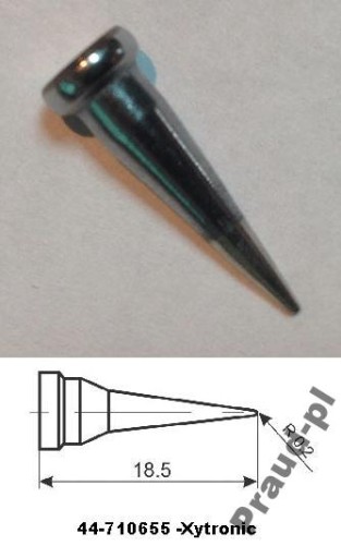 Grot 44-710655 Xytronic stożek, cienki, wydłużony