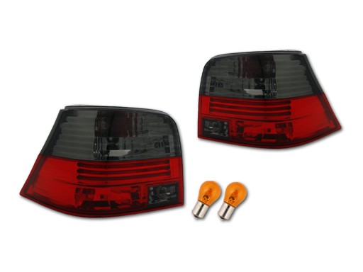 LAMPY TYL VW GOLF IV 4 RED SMOKE DEPO FK TUNING