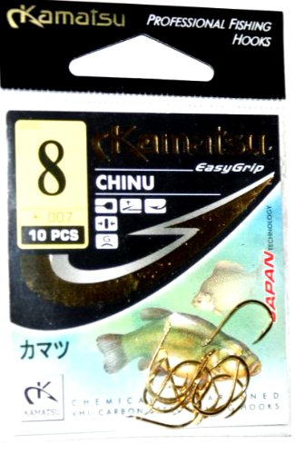 KAMATSU Haczyk CHINU nr.8 G 10szt