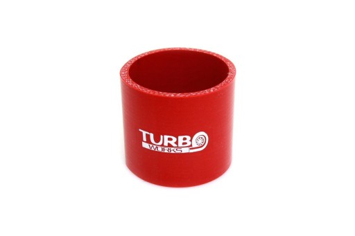 Łącznik Silikonowy Zbrojony TW 51mm Czerwony