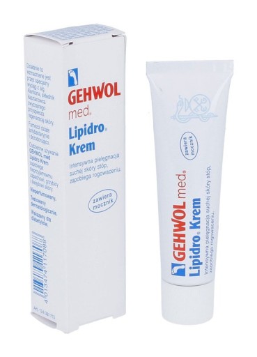 GEHWOL LIPIDRO KREM do STÓP z MOCZNIKIEM 75ml