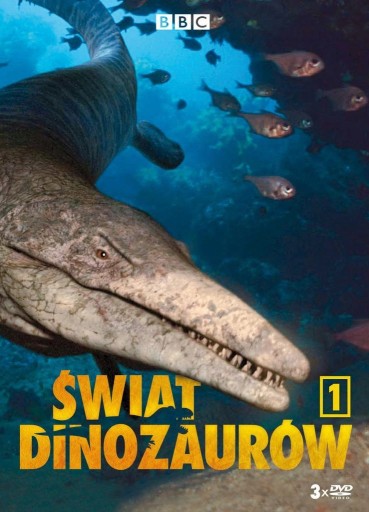 ŚWIAT DINOZAURÓW CZ,1 BOX 3DVD FOLIA