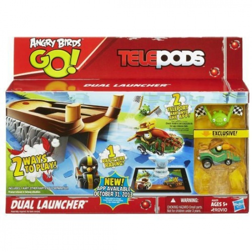 ANGRY BIRDS GO TELEPODS WYRZUTNIA DUAL LAUNCHER