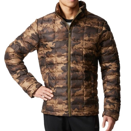 ADIDAS KURTKA ZIMOWA NUVIC LT CAMO MORO QB8632 L