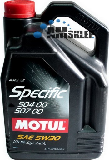 MOTUL OLEJ MOTUL SPECIFIC 5W30 504/507 SYNT RYBNIK