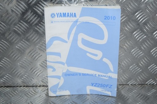 Książka manual instrukcja YAMAHA YZ 250F 2010r