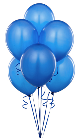 Balony Pastelowe NIEBIESKIE Sylwester Karnawał Urodziny Wesele 100szt.