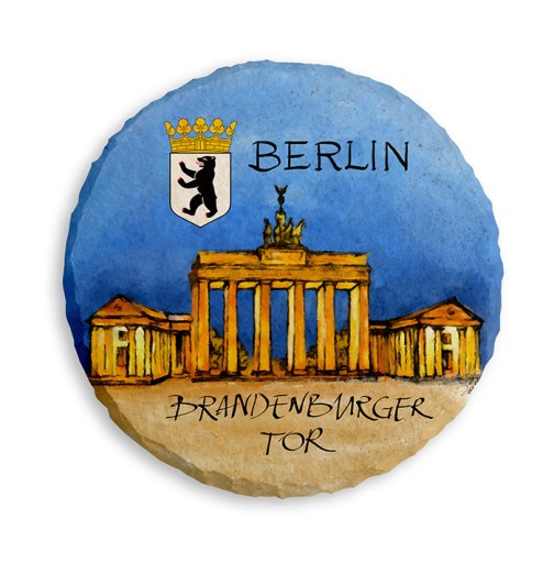 Magnes na lodówkę kamień BERLIN BRAMA NIEMCY 33A M