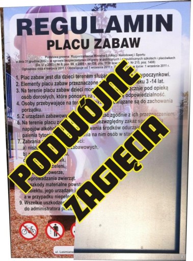 REGULAMIN BOISKA PLACU ZABAW 500x700 blacha