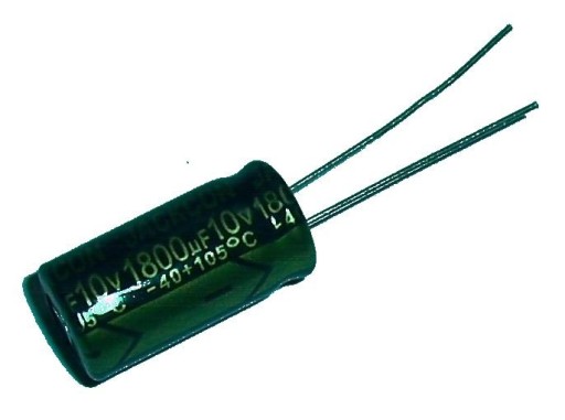 LOW ESR 1800uF 10V 105st. - 10szt PŁYTA GŁÓWNA