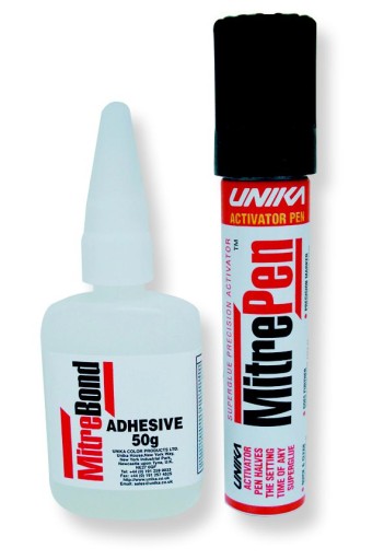 Klej MitreBond 50g + aktywator marker MitrePen