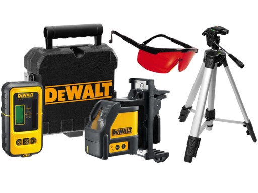 DeWALT DW088KD laser krzyżowy z detektorem ZESTAW