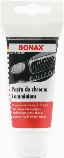 SONAX PASTA DO CHROMU I ALUMINIUM 75ML 308000