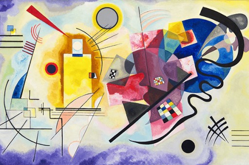 Obraz Yellow Red Blue - Wassily Kandinsky - 90x60