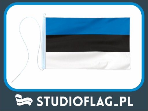 Flaga Estonia bandera jachtowa 30x20cm qg