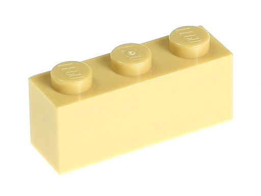 LEGO Klocek zwykły 1x3 3622 4162465 tan - 2 szt.