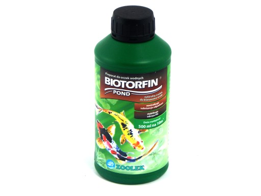 ZOOLEK BIOTORFIN 500ML PH DO OCZKA WODNEGO STAWU