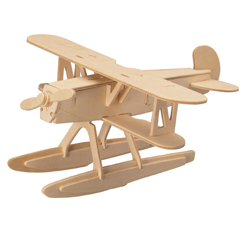 PUZZLE DREWNIANE 3D SAMOLOT HEINKEL HE 51