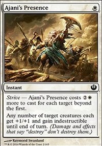 Ajani's Presence YOU ^MTGRes^