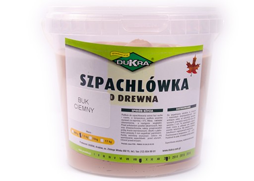 SZPACHLÓWKA SZPACHLA DO DREWNA 1,5kg BUK CIEMNY