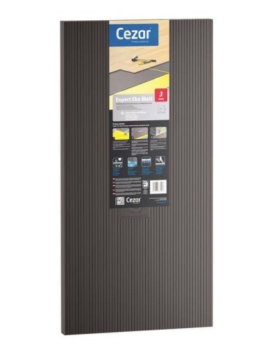 Podkład pod panele podłogowe 3 mm szary 5m2 / op. Expert XPS CEZAR