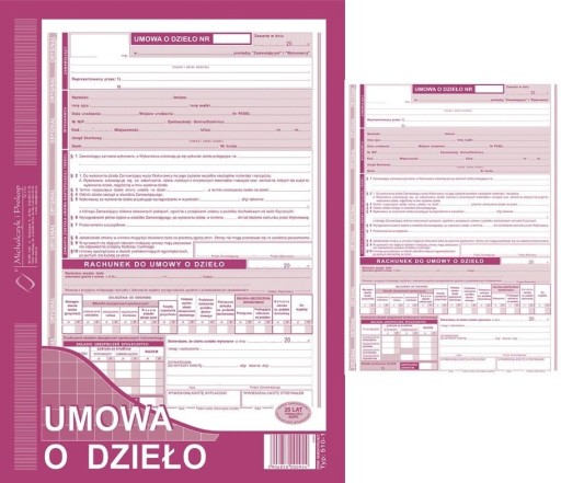 DRUK UMOWA O DZIEŁO A4 510-1 Michalczyk Prokop