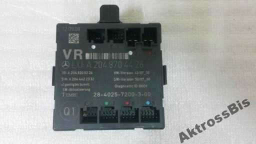 W204 STEROWNIK MODUŁ DRZWI A2048704426