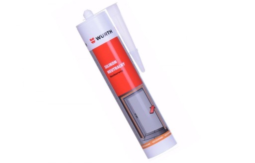 WURTH silikon neutralny BIAŁY