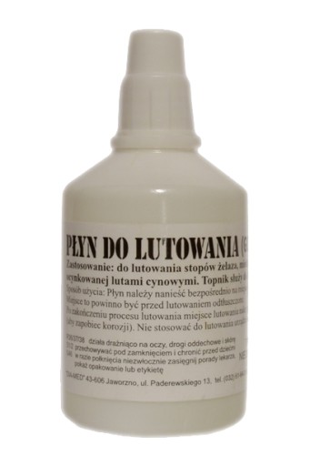 Płyn Do Lutowania Topnik Kwas 100 ml