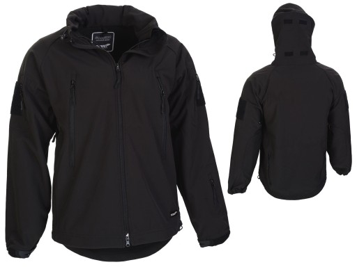 Texar KURTKA SOFTSHELL FALCON Kaptur CZARNA - XXL